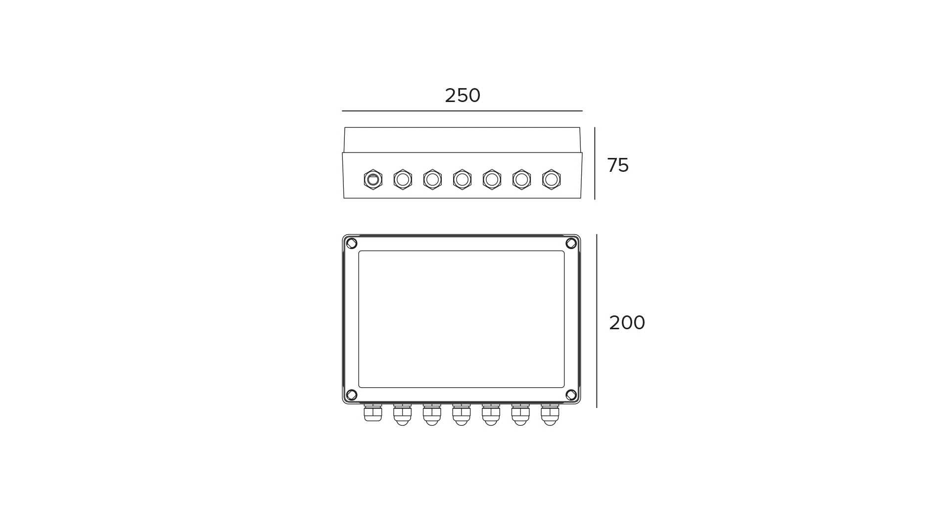 Targetti - SPLITTER 4ch