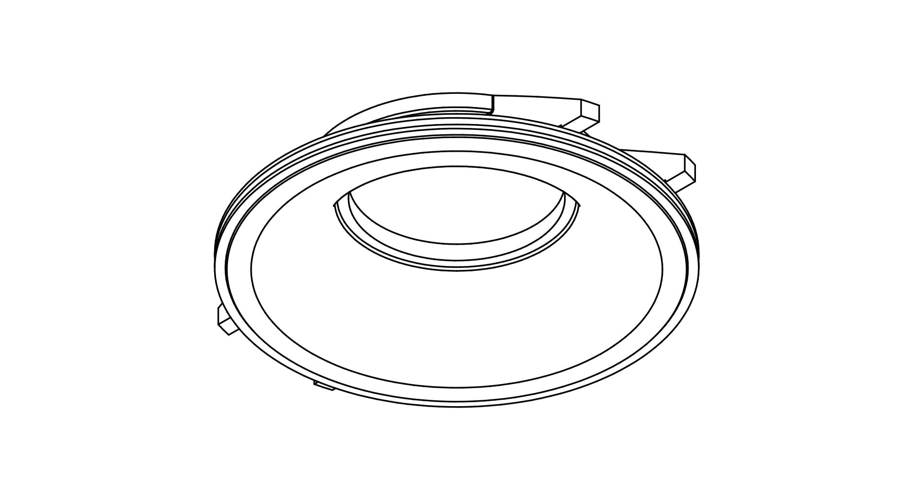 Targetti - CCTLed KRIPTON PLASTER ROUND RING ACCESS