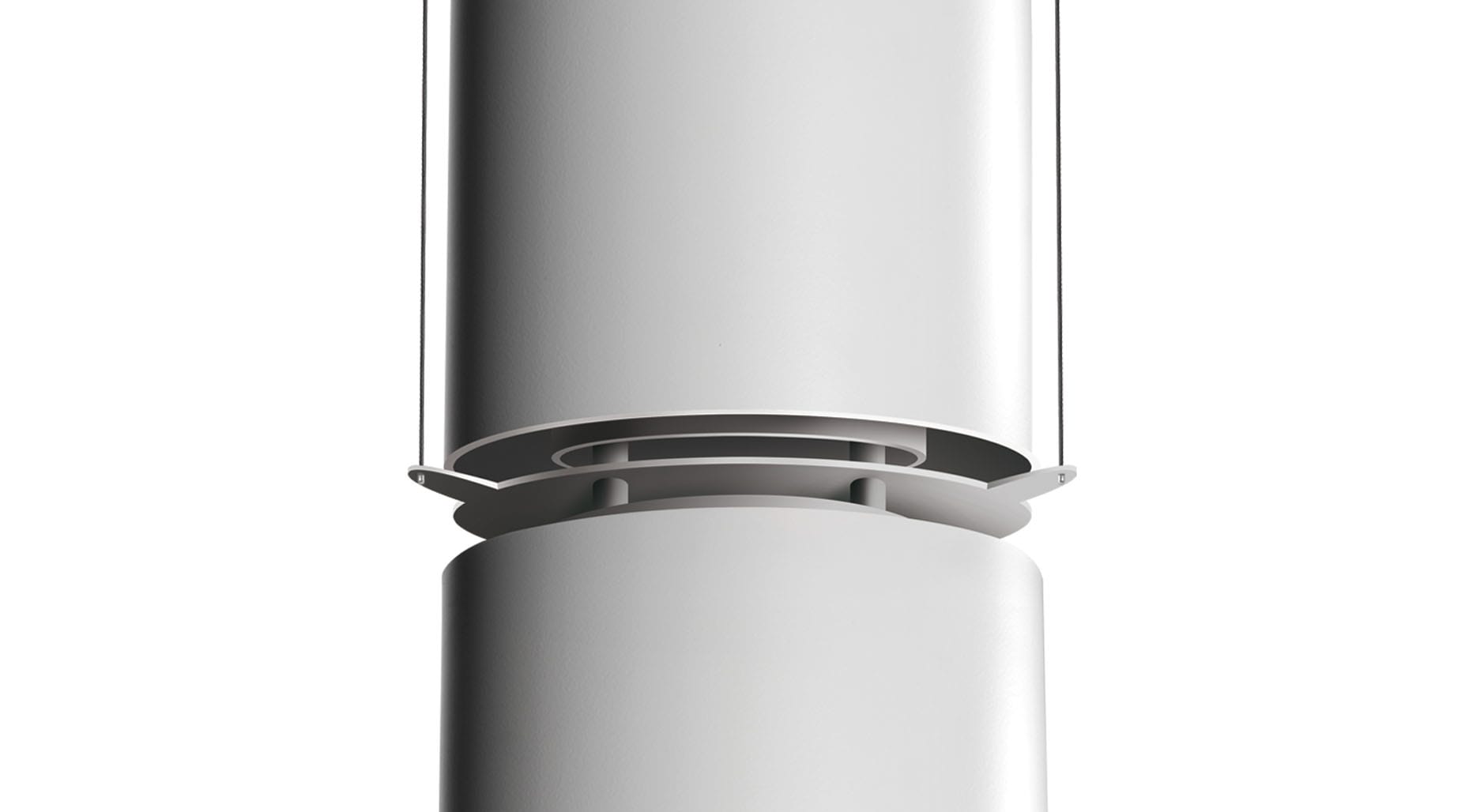 Targetti - CCTLED TUBE DOUBLE SUSP KIT FLO WHT DA