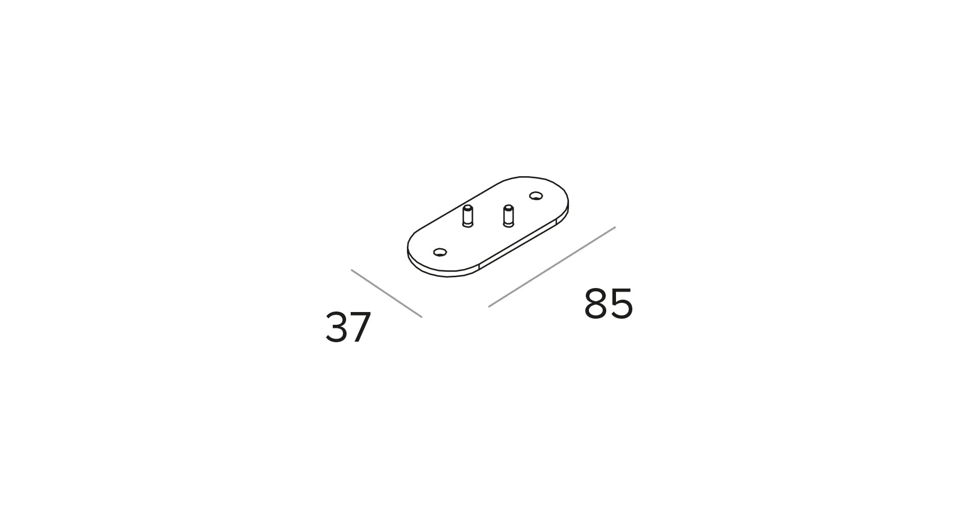 Targetti - CORO ACCESSORY SURFACE MOUNTING BASE SAN