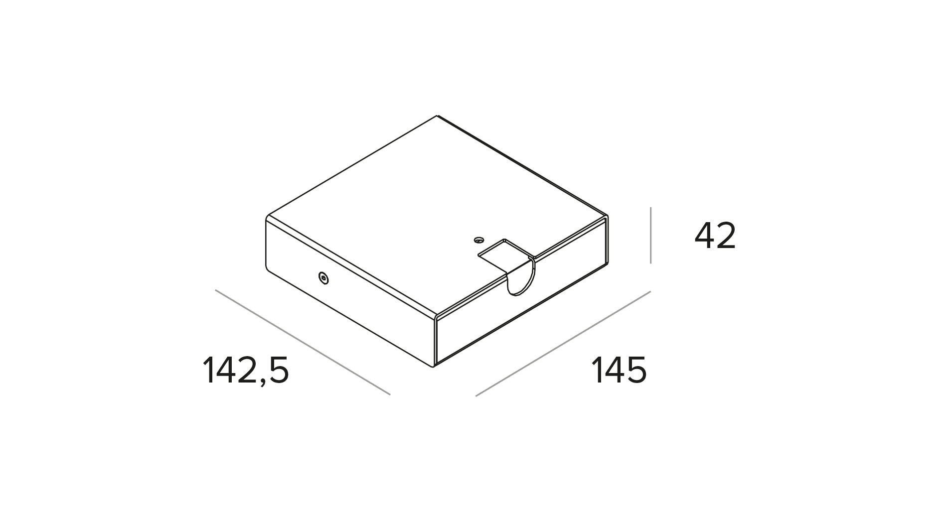 Targetti - CORO ACCESSORY SURFACE MOUNTING BASE DRI