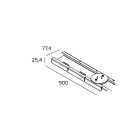 Targetti - CORO ACCESSORY SURFACE MOUNTING CHANNEL