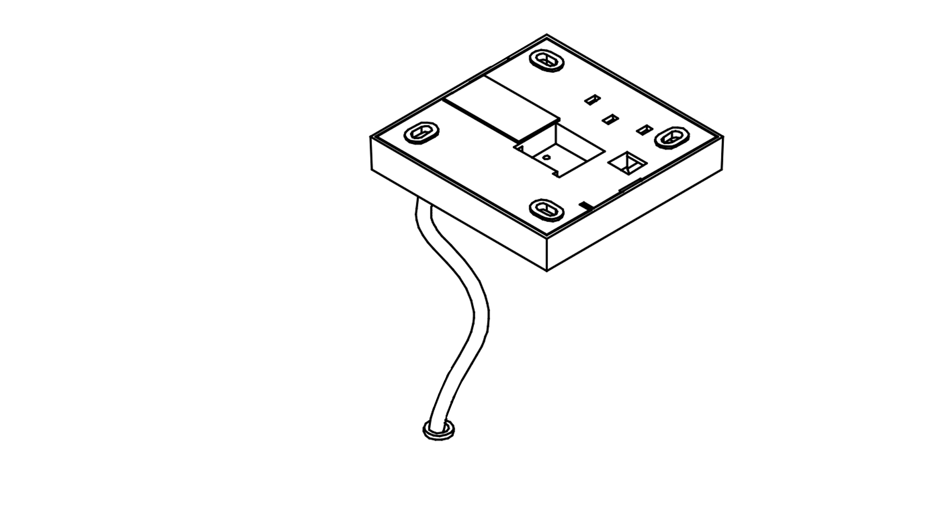 Targetti - LOGICO CANOPY CABLE 4000mm EL BLACK