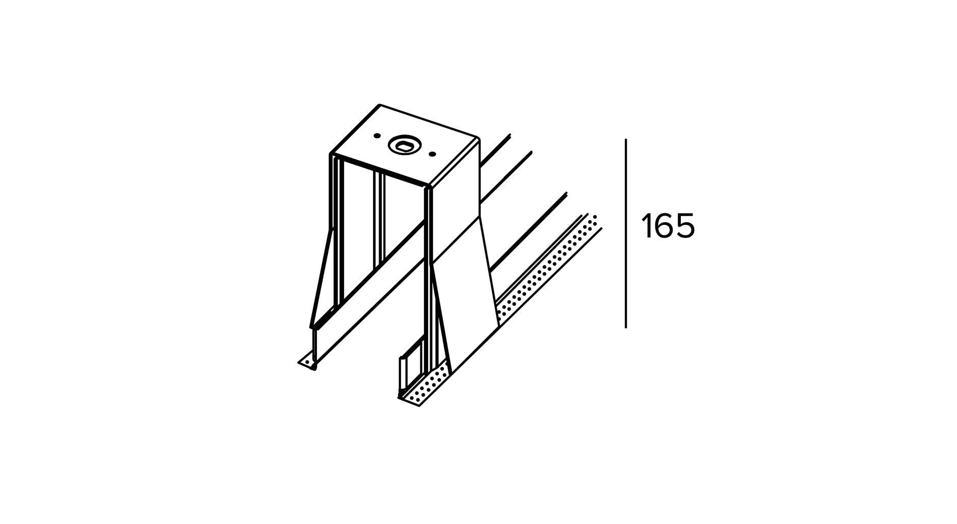 Targetti - LOGICO SY TRIM 562 CENTRAL SUPPORT