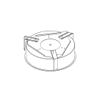 Targetti - THREESIXTY HALO OUTERCASING D384 BLK