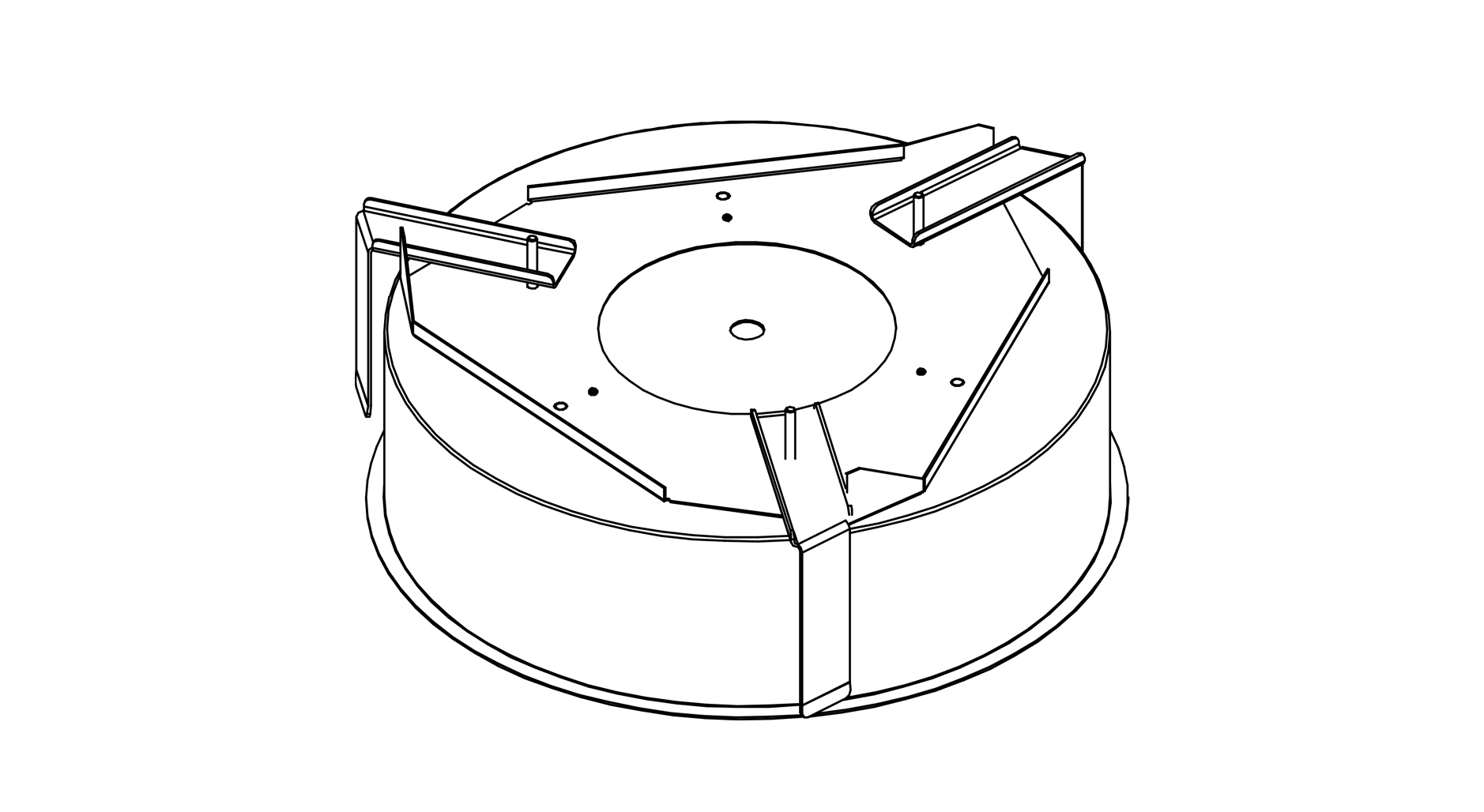 Targetti - THREESIXTY HALO OUTERCASING D590 BLK