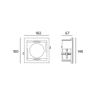 Targetti - STORE MINI 1X FRAME WHITE