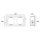 Targetti - STORE MINI 2X FRAME WHITE