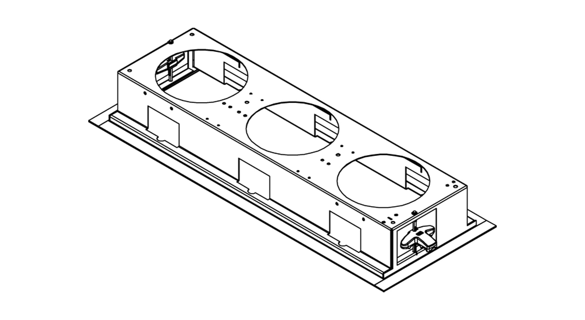 Targetti - STORE MINI 3X FRAME WHITE
