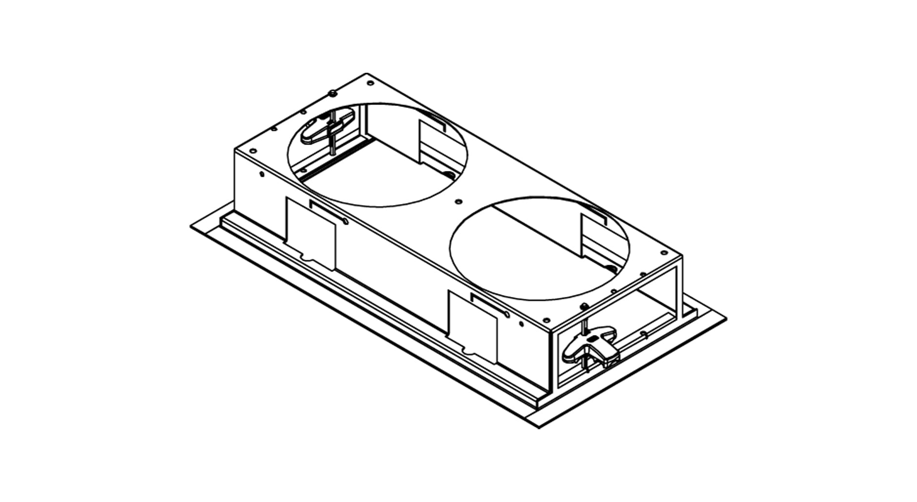 Targetti - STORE 2X FRAME BLACK