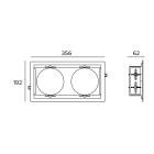Targetti - STORE 2X FRAME WHITE