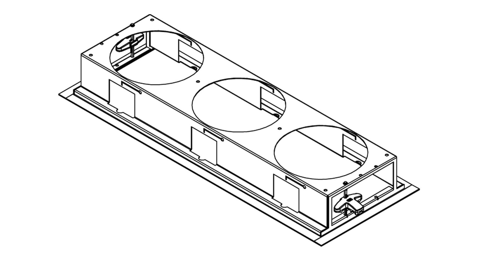 Targetti - STORE 3X FRAME WHITE