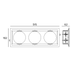Targetti - STORE 3X FRAME WHITE