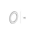 Targetti - ACC ZENO SMALL EXT RING BLACK