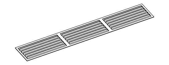 Targetti - ACC SYMMETRIC GRID LOUVRE EFFECT