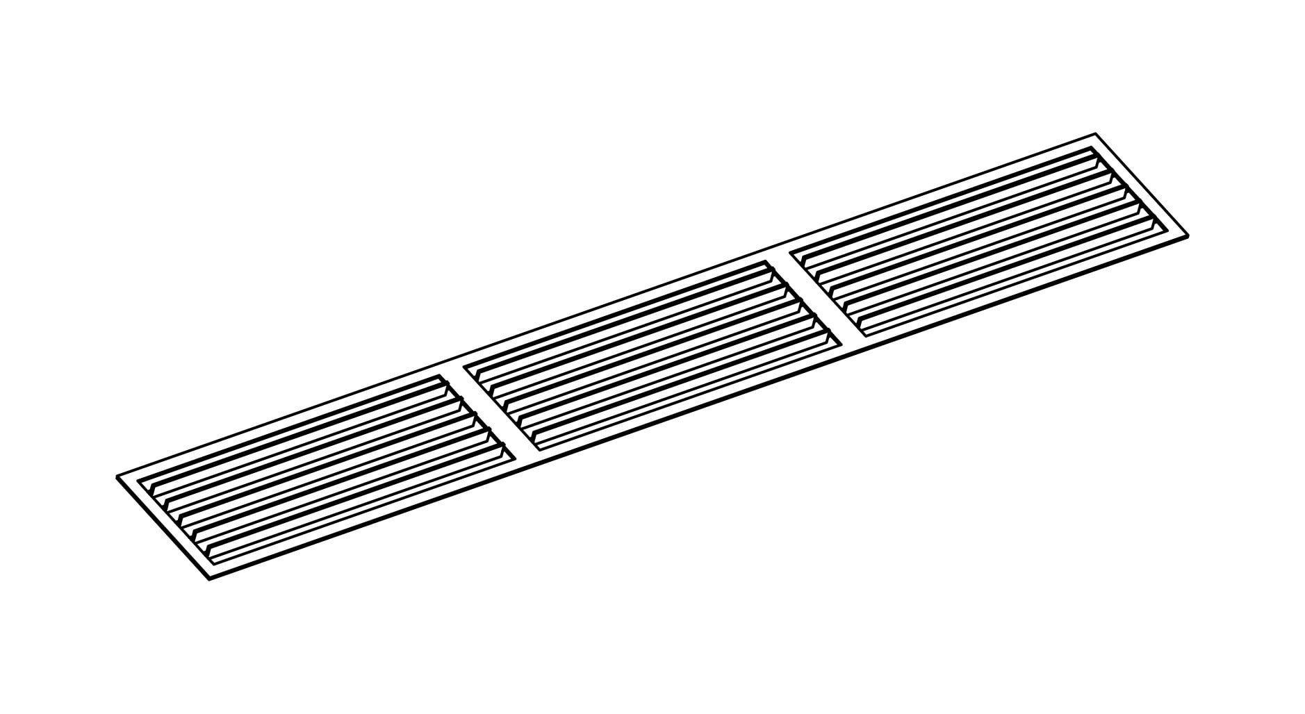 Targetti - ACC SYMMETRIC GRID LOUVRE EFFECT