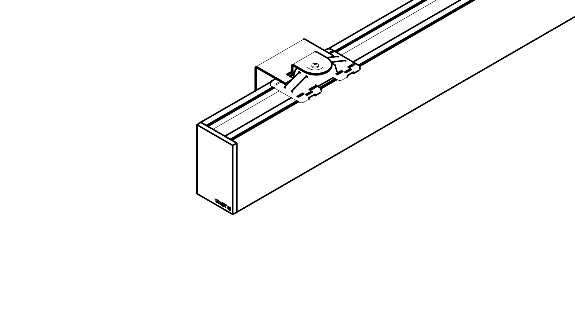 Targetti - WALL INSTALLATION BRACKET BLK