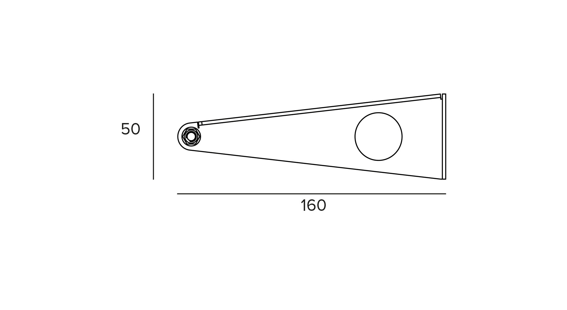 Targetti - JEDI CMP LONG SURFACE BRACKETS