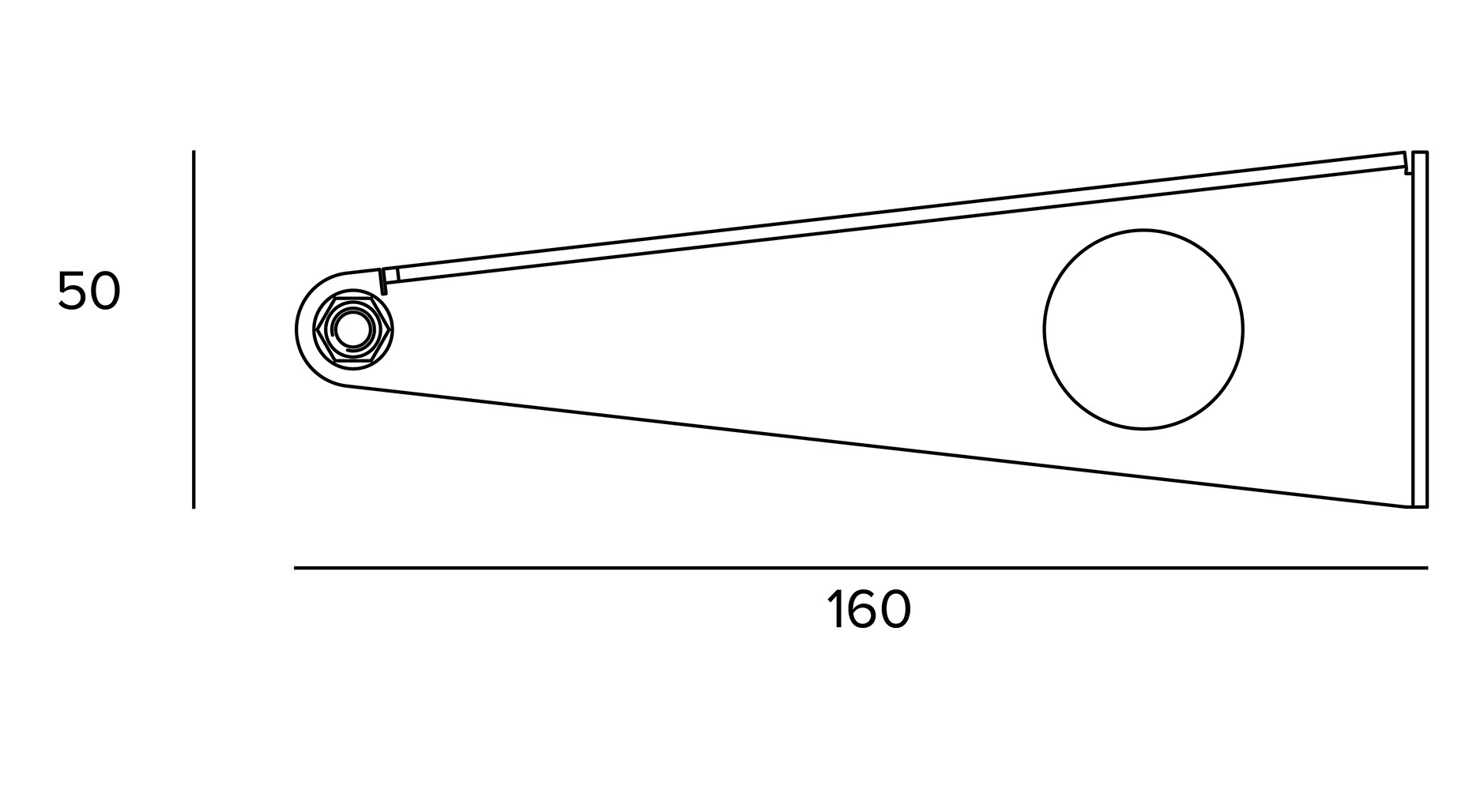 Targetti - JEDI CMP LONG SURFACE BRACKETS