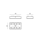 Targetti - OZ MAGNETIC STRAIGHT JOINT WHT