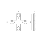 Targetti - OZ MAGNETIC X JOINT WHT
