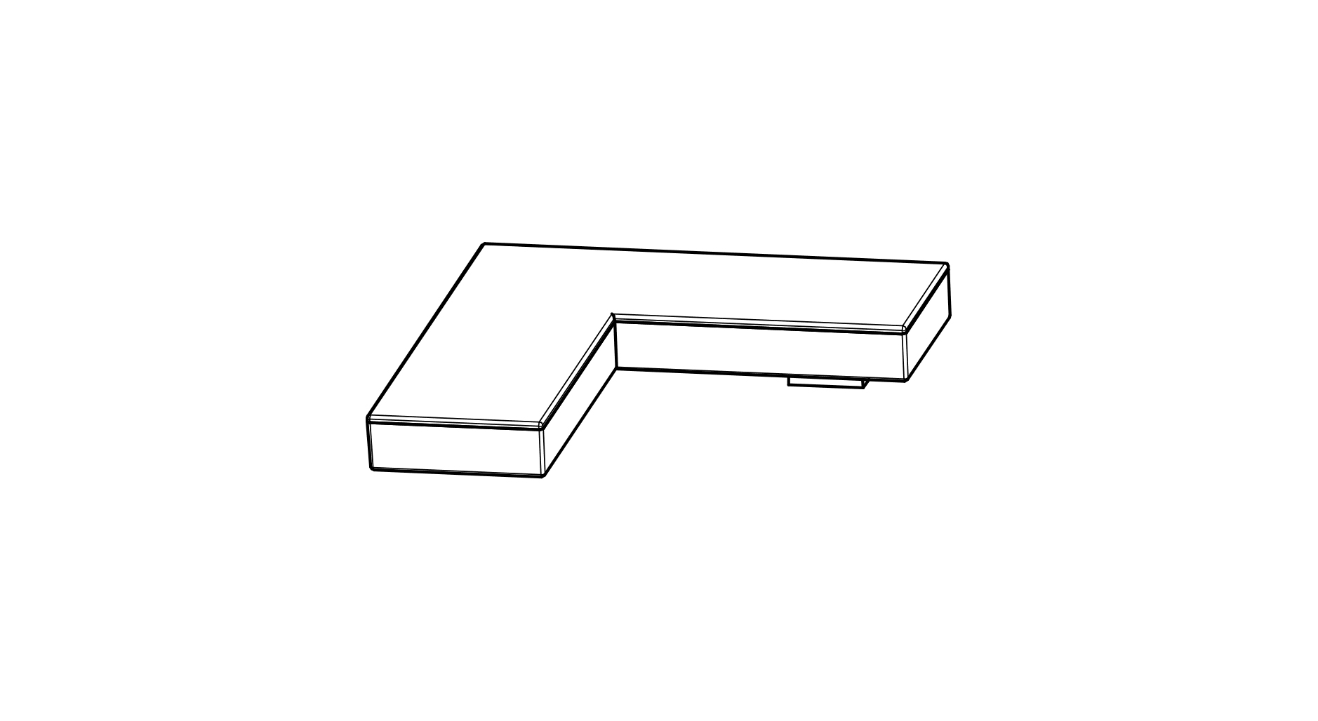 Targetti - OZ MAGNETIC L JOINT BLK