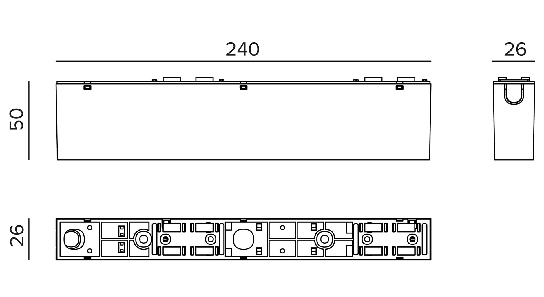 Targetti - OZ MAGNETIC BOX DRIVER 90W EL BLK