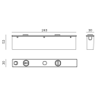 Targetti - OZ BOX DRIVER 90W CEILING MOUNTED EL WHT