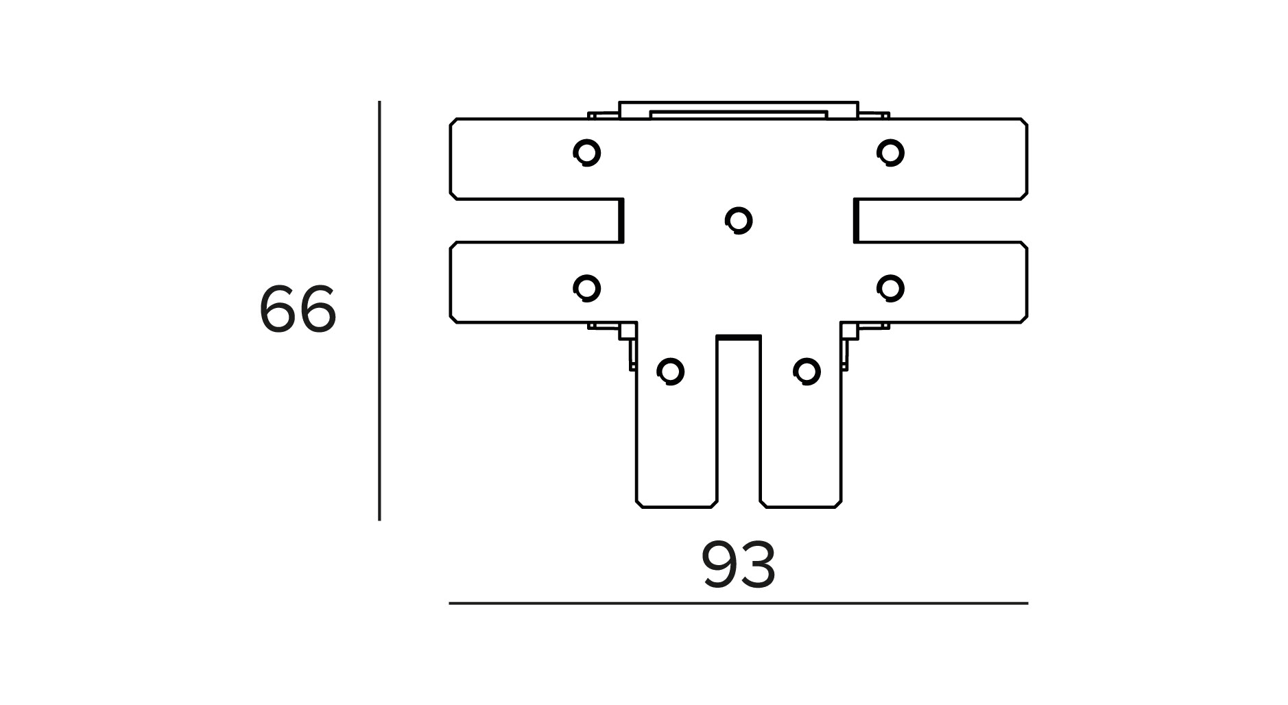 Targetti - OZ SMALL MECHANICAL T JOINT S-C WHT