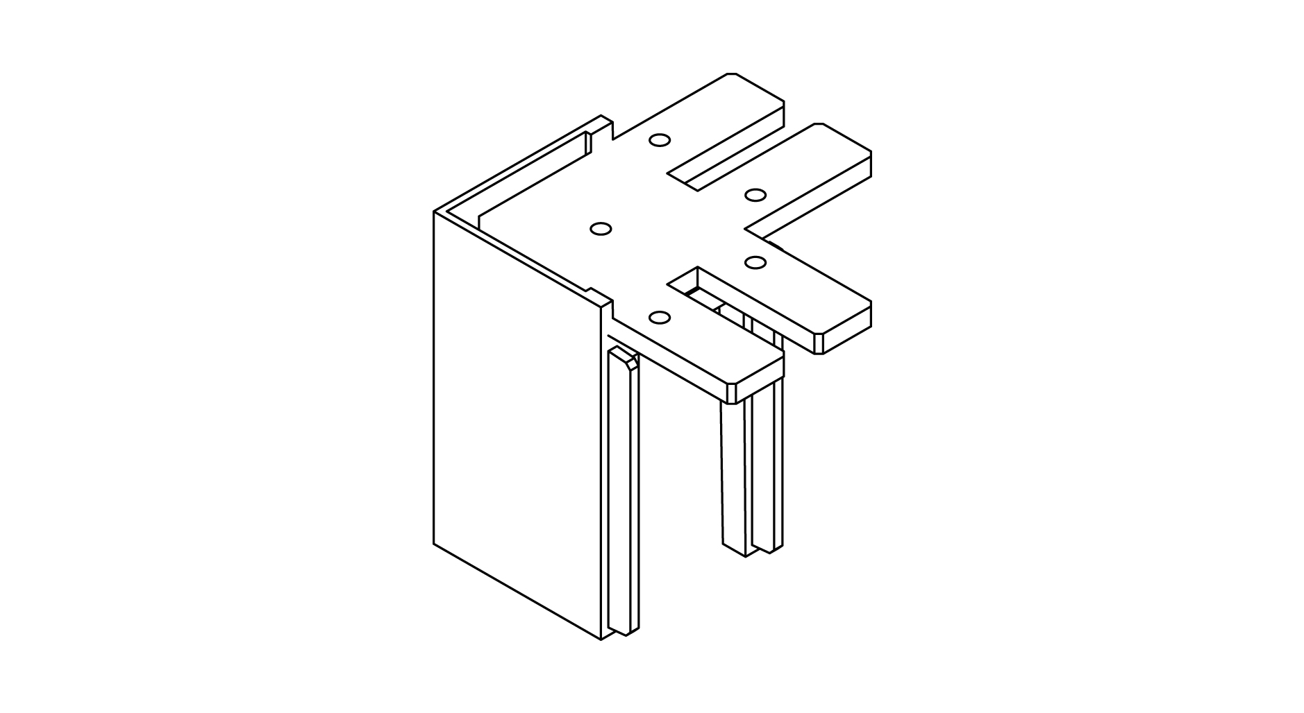 Targetti - OZ SMALL MECHANICAL L JOINT S-C BLK