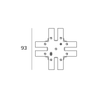 Targetti - OZ SMALL MECHANICAL X JOINT S-C BLK