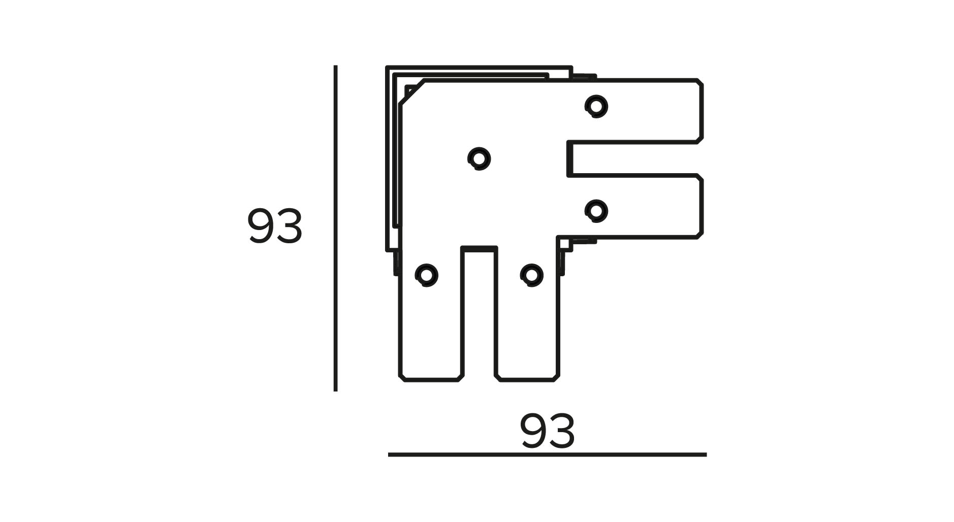 Targetti - OZ LARGE MECHANICAL L JOINT S-C WHT