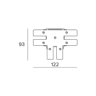 Targetti - OZ LARGE MECHANICAL T JOINT S-C WHT