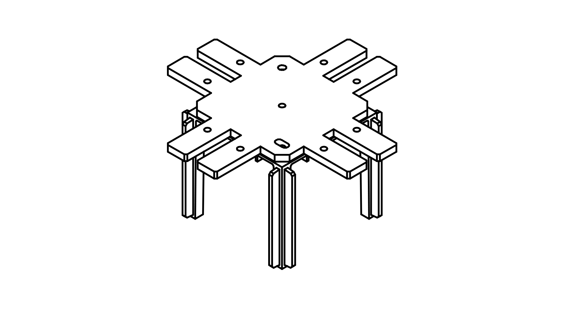 Targetti - OZ LARGE MECHANICAL X JOINT S-C WHT