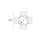 Targetti - OZ LARGE MECHANICAL X JOINT S-C WHT