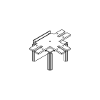 Targetti - OZ LARGE MECHANICAL T JOINT S-C BLK