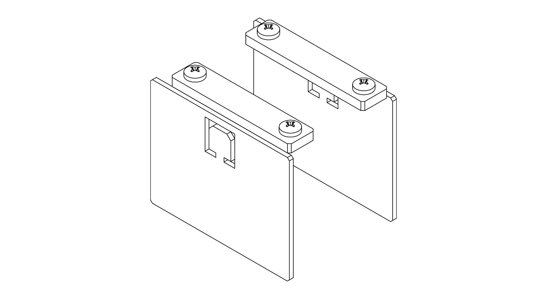 Targetti - OZ STRAIGHT CONNECTION KIT SUSP-CEIL BLK