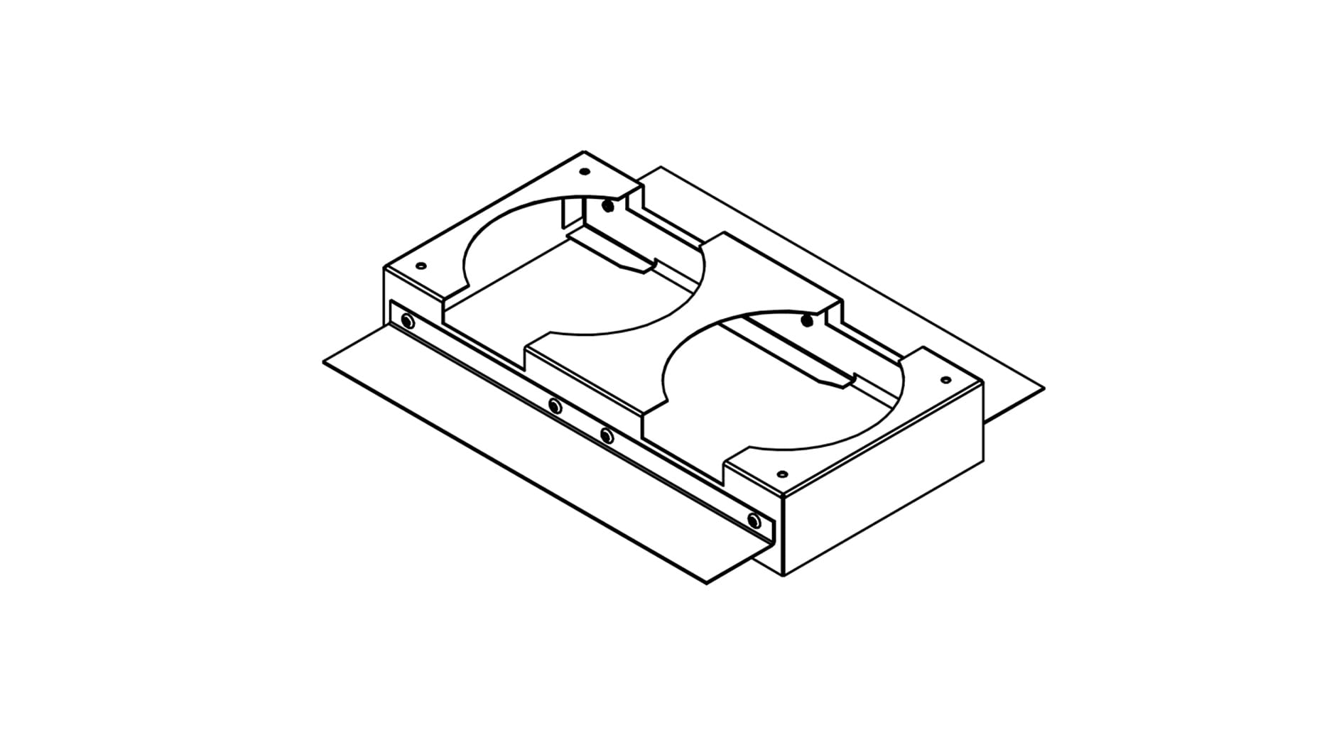 Targetti - STORE MINI 2X TRIMLESS FRAME