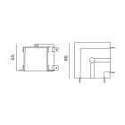 Targetti - OZ LARGE MECHANICAL L JOINT REC WHT