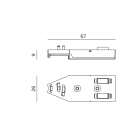 Targetti - OZ ADDITIONAL WAY FOR ADJ JOINT BLK