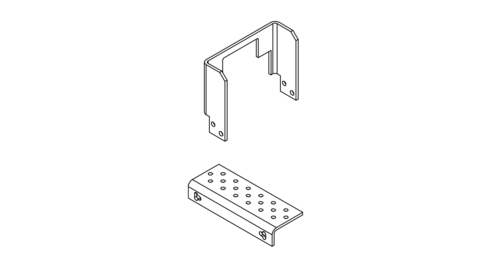 Targetti - 48V EVO TRACK BRACKET FOR TRIMLESS DEEP