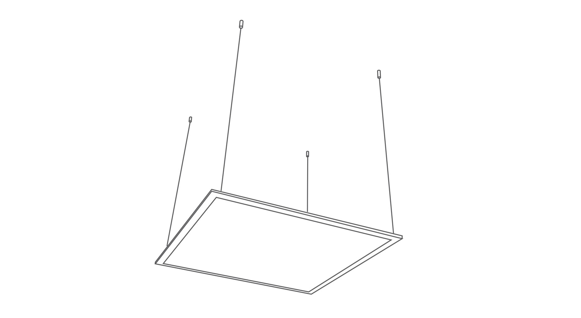 Targetti - 4 CABLES SUSPENSION KIT
