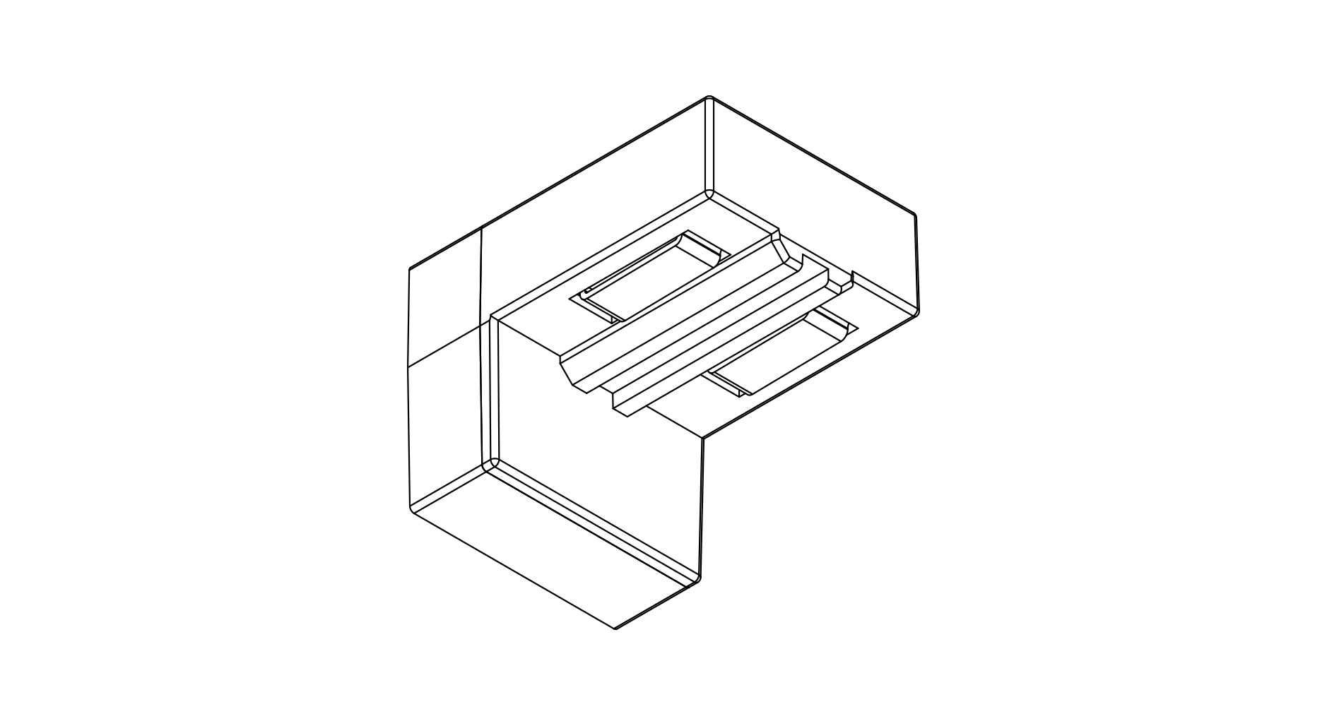 Targetti - OZ L SUPPORT FOR TRACK INST. WHT