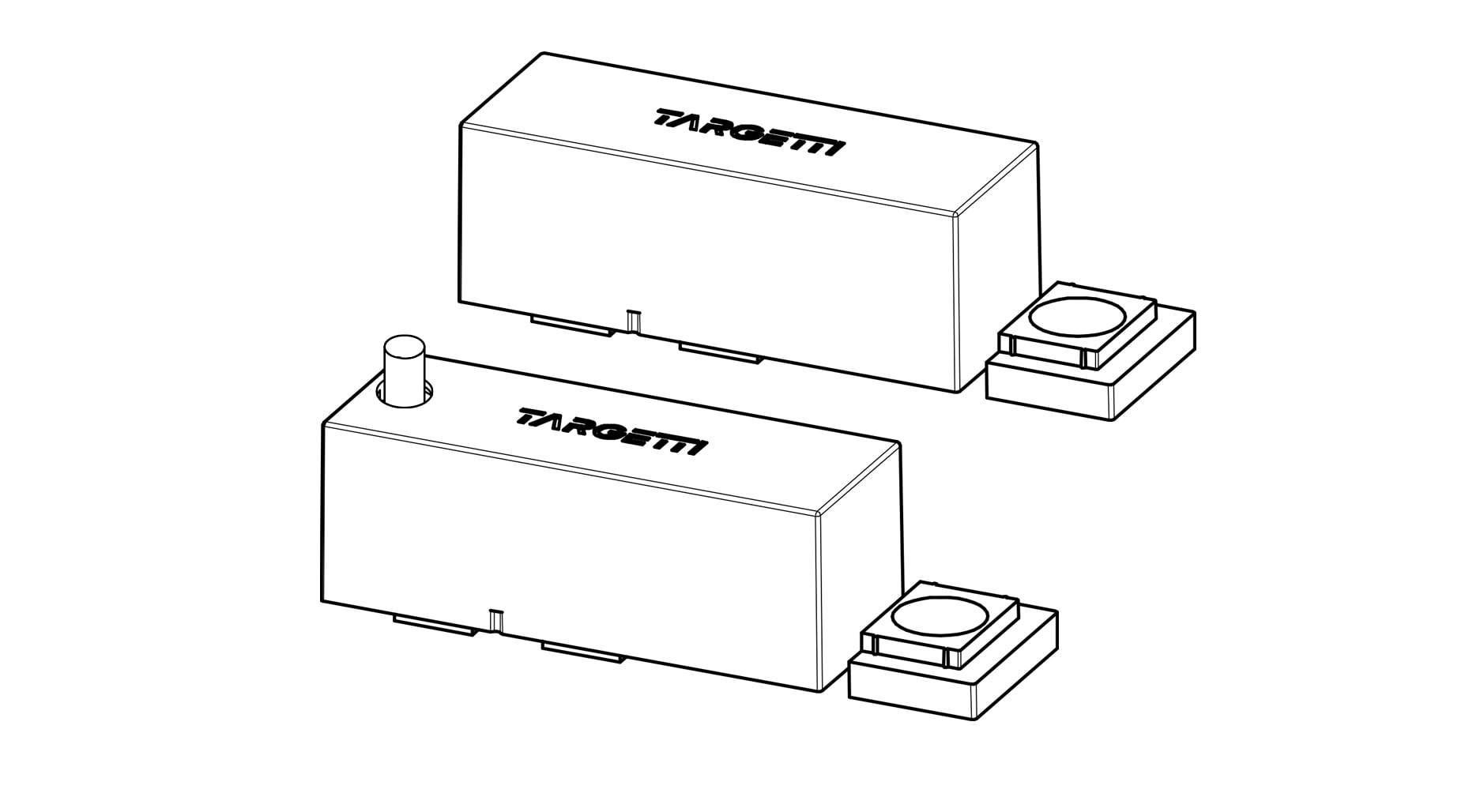 Targetti - POWER HEAD (DIM ON BOARD) DIGIT DIM WHT