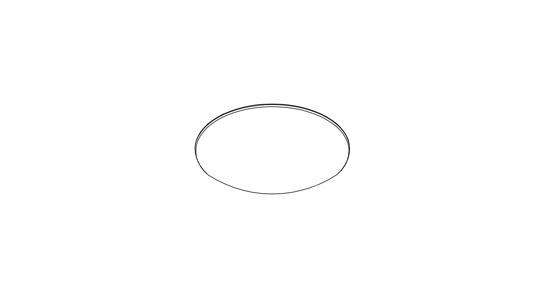 Targetti - SLIM CIRCULAR CANOPY NO FEEDING CABLE