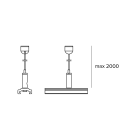 Targetti - 48V EVO TRACK SUSP. KIT ADJUST FROM CEIL