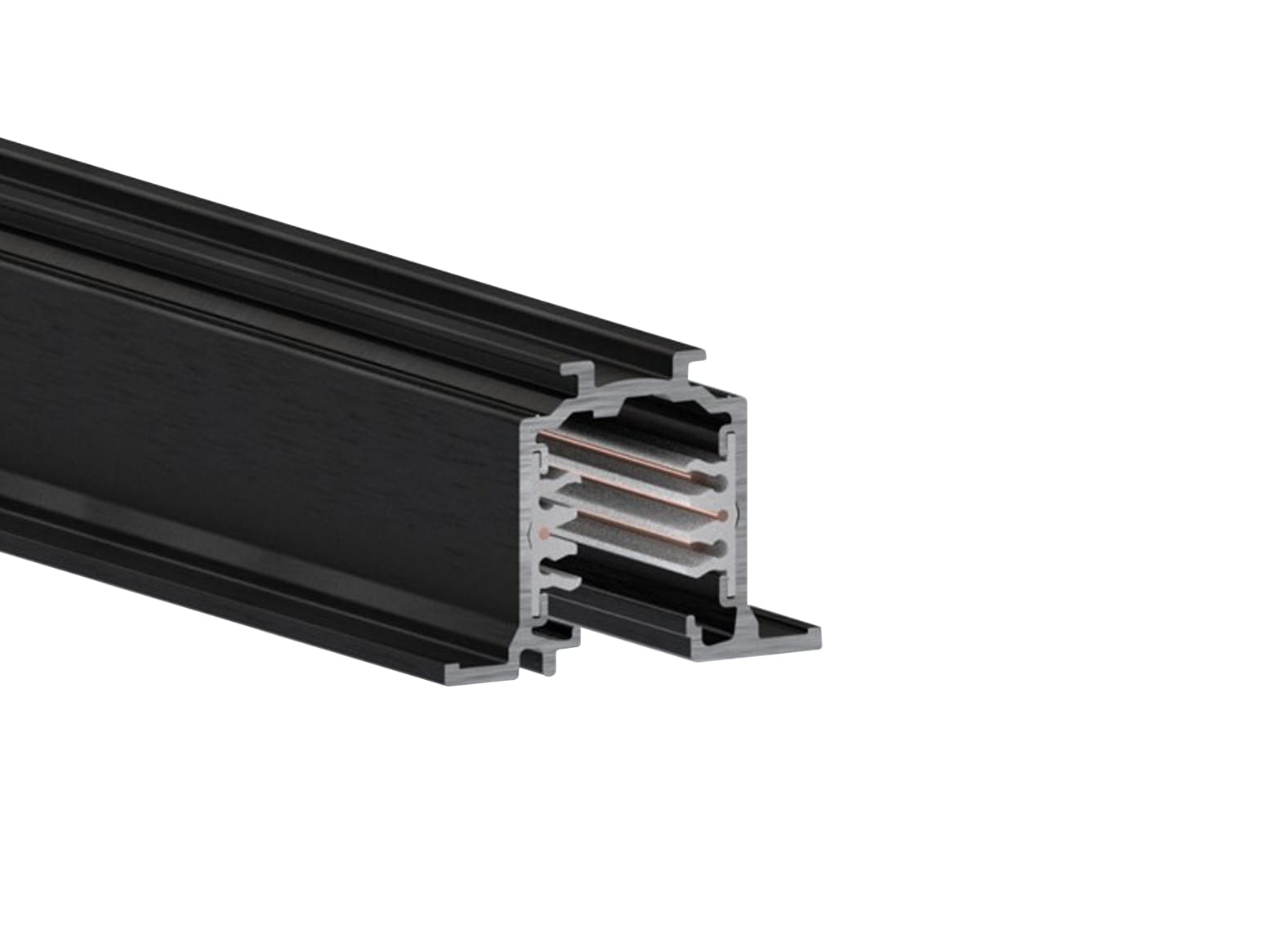 Targetti - BINARIO TRIFASE DALI INCASSO 1000mm NERO