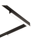 Targetti - LOGICO30 L CON 12W RA90 3K OPAL BLK