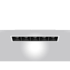 Targetti - OZ LARGE 5X REC 20W Ra90 3K ELT BL DA