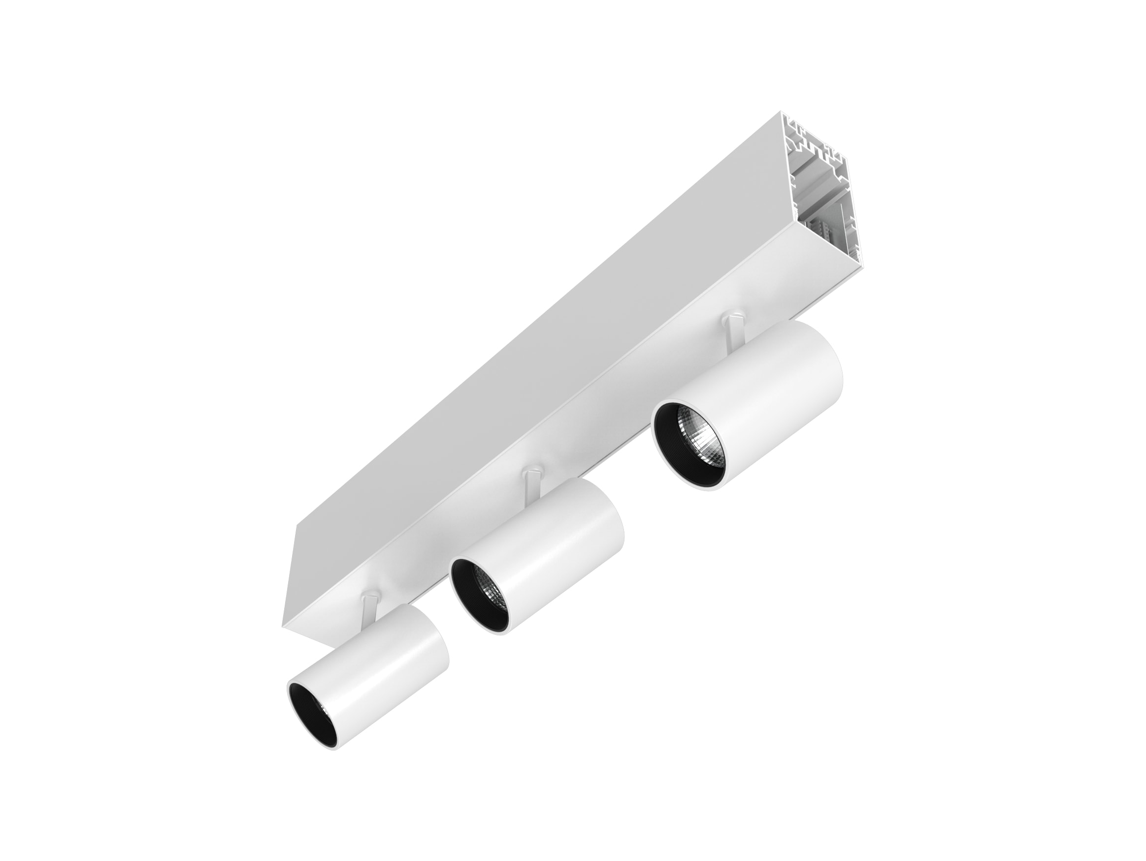 Targetti - LOGICO SY 600 42W 4K 3L6 FL BLK DA